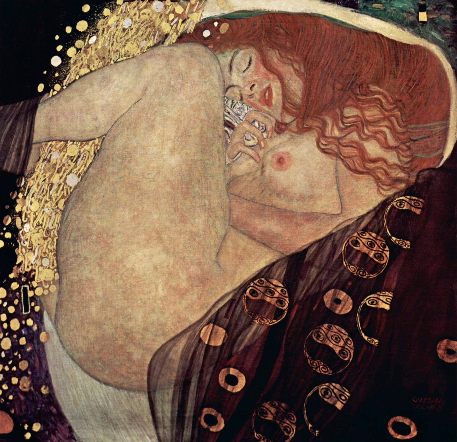 Danae (1907-1908) by Gustav Klimt