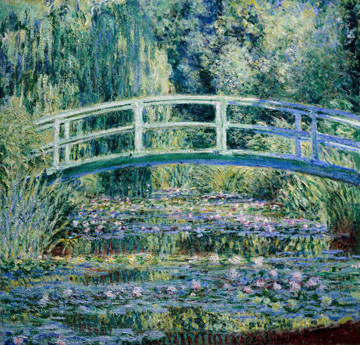 Water Lilies and Japanese Bridge (1899) by Claude Monet