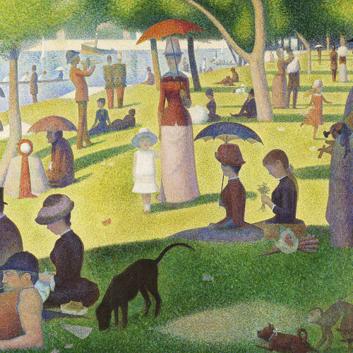 A Sunday on La Grande Jatte (1884) by Seurat