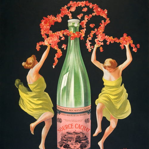 Drink all Evian-Cachat (ca.1912) (1912) by Leonetto Cappiello