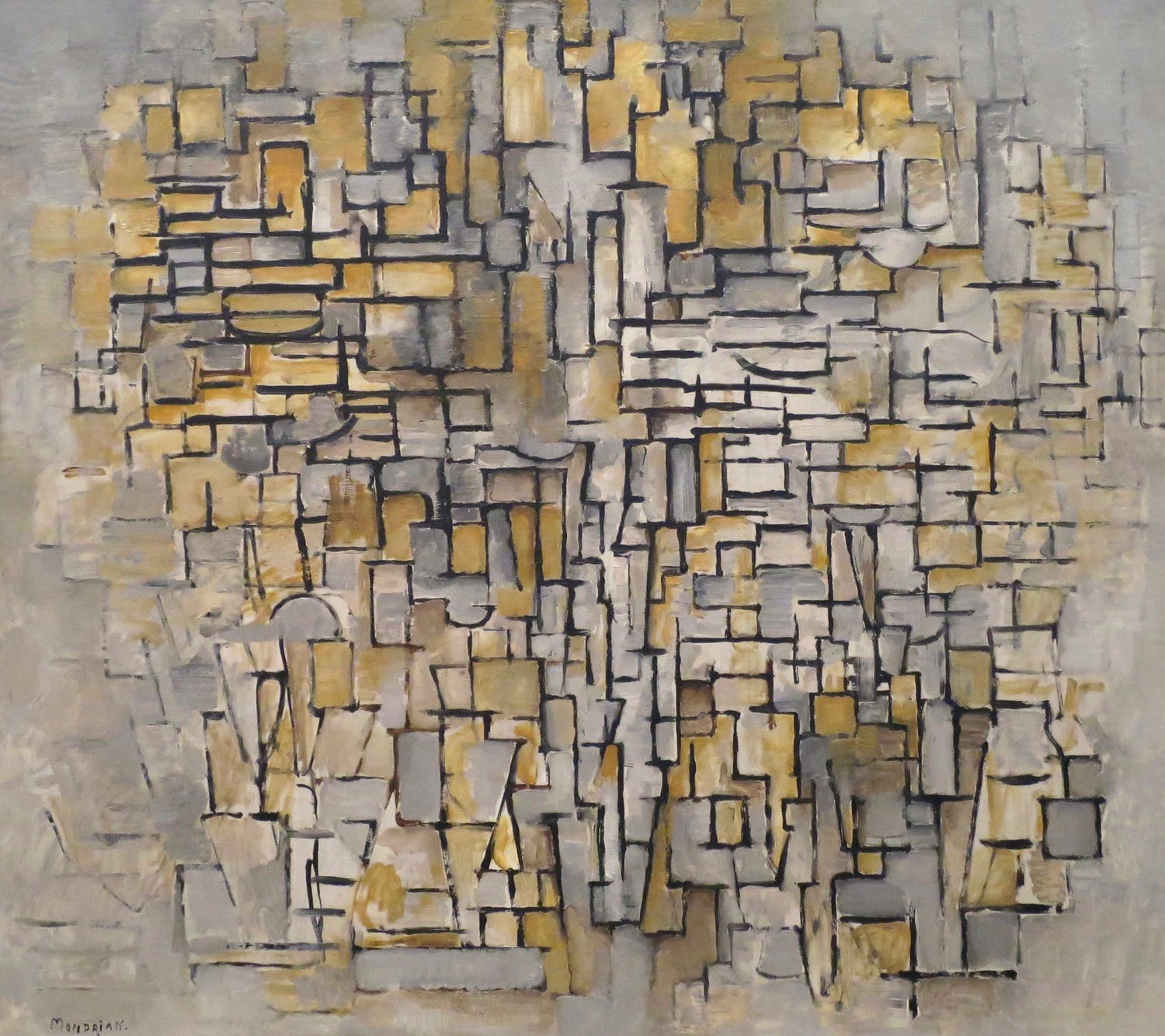 Tableau No. 2, Composition No. VII (1913) by Piet Mondrian