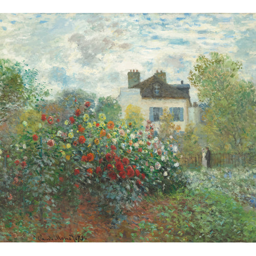 The Artist's Garden in Argenteuil (1873) by Claude Monet