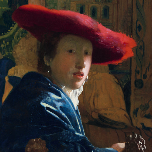 Girl with the Red Hat (ca. 1665-1666) by Johannes Vermeer