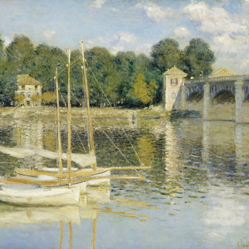 The Argenteuil Bridge (1874) by Claude Monet