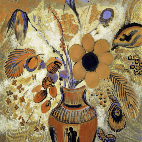 Etruscan Vase with Flowers (ca.1910-1914) by Odilon Redon