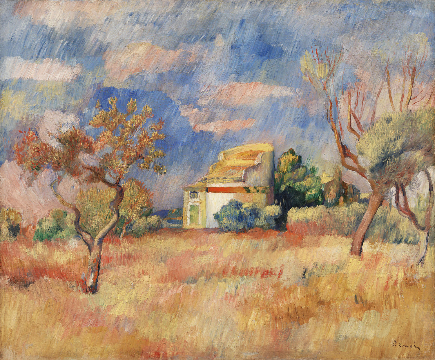 Dovecote at Bellevue (Pigeonnier de Bellevue) (1888-1889) by Pierre-Auguste Renoir