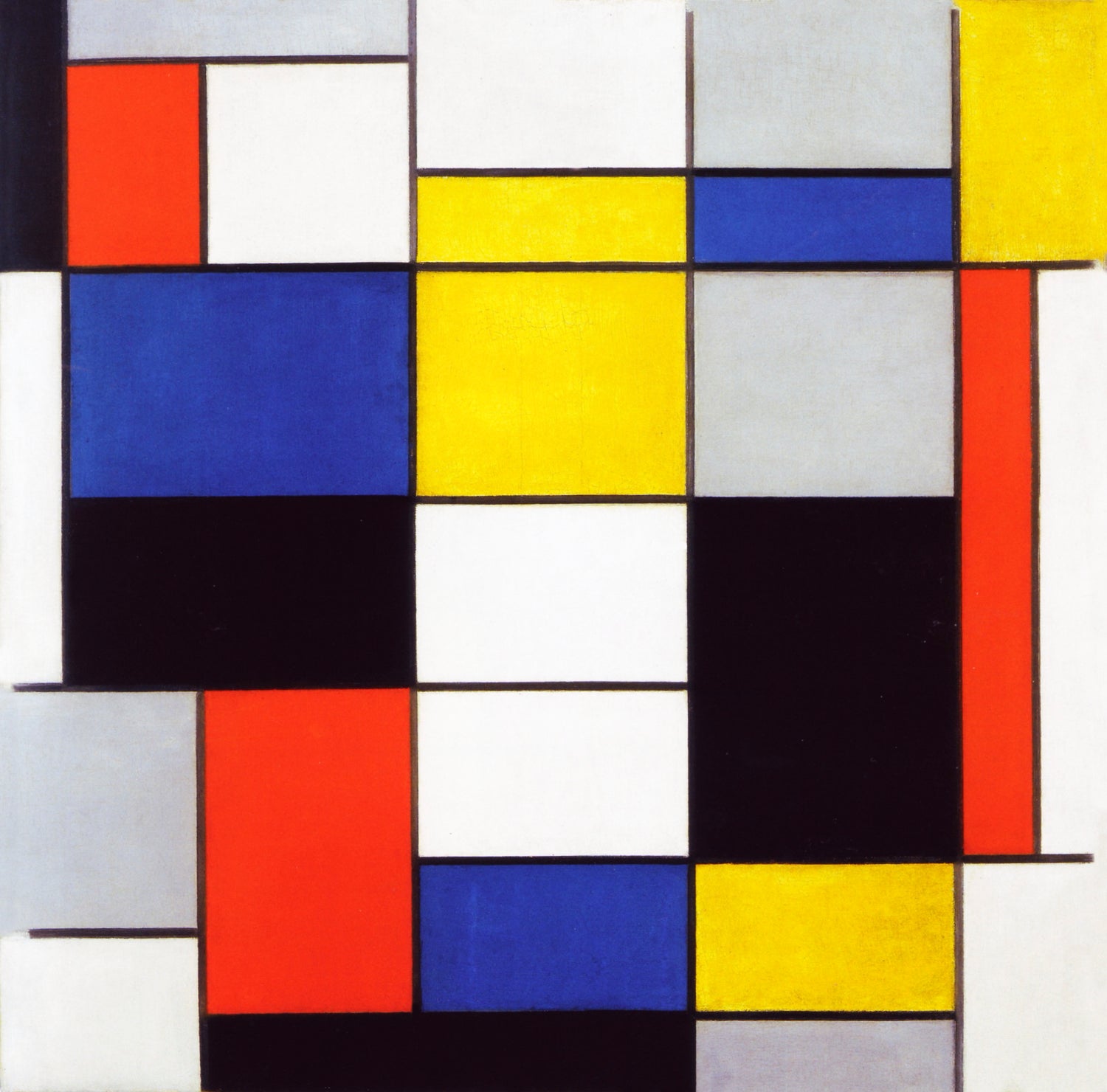 Composition A (1920) by Piet Mondrian