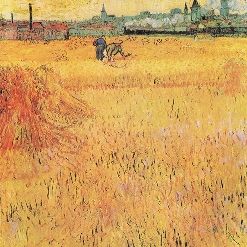 Wheat field with View of Arles (1888) by Vincent van Gogh