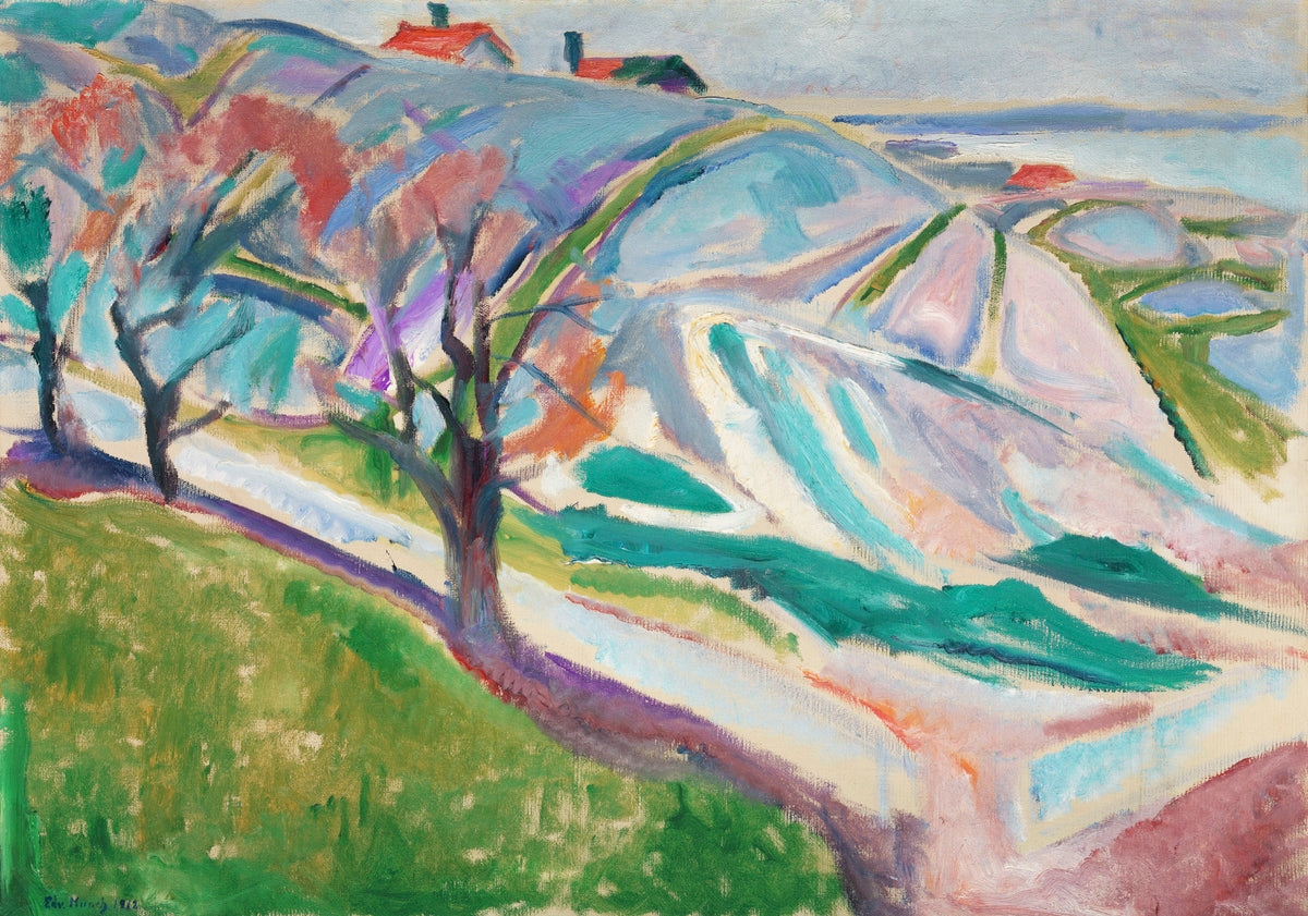 Landscape of Kragerø (1912) by Edvard Munch