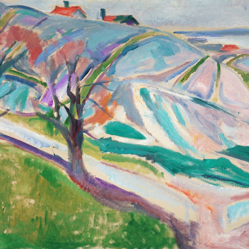 Landscape of Kragerø (1912) by Edvard Munch