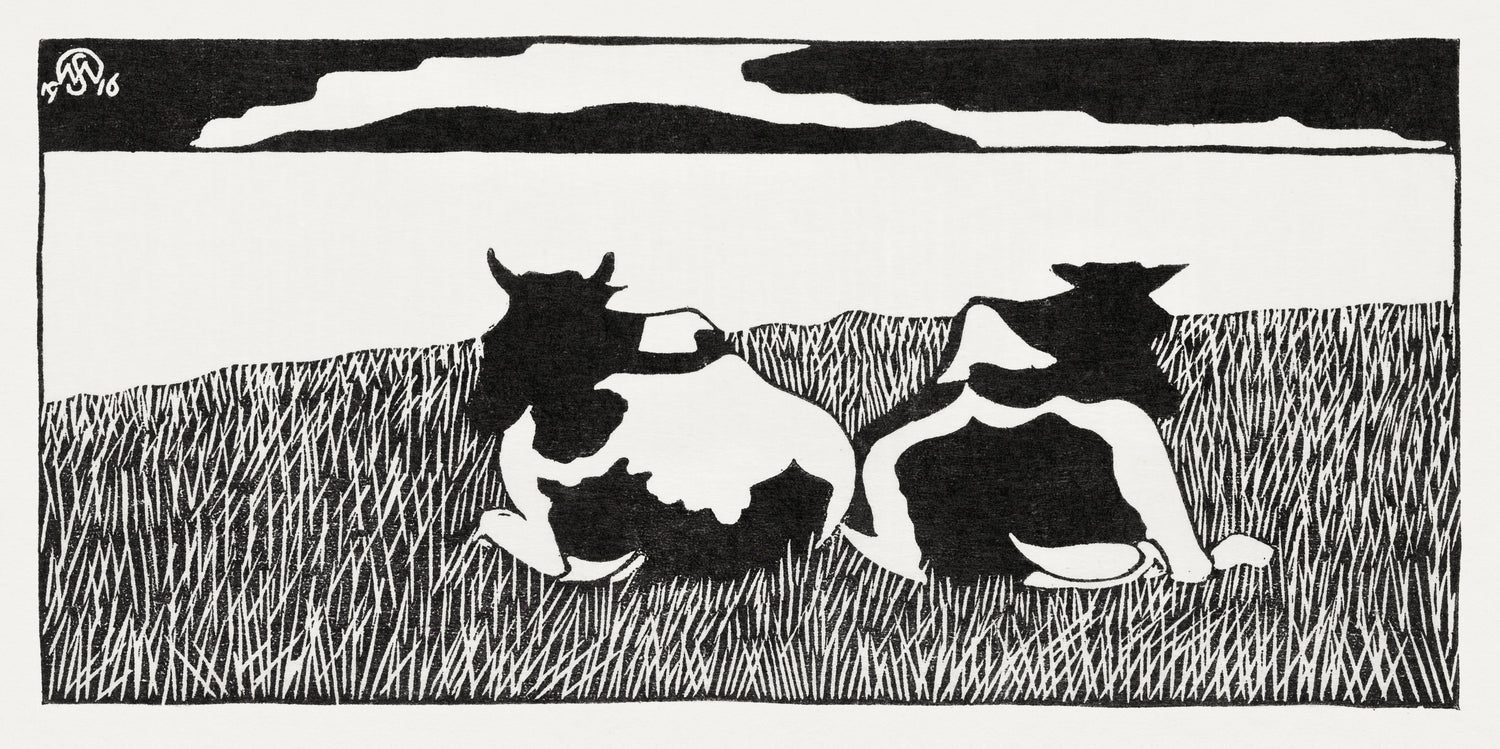 Cows (Koeien) (1916) by Samuel Jessurun de Mesquita