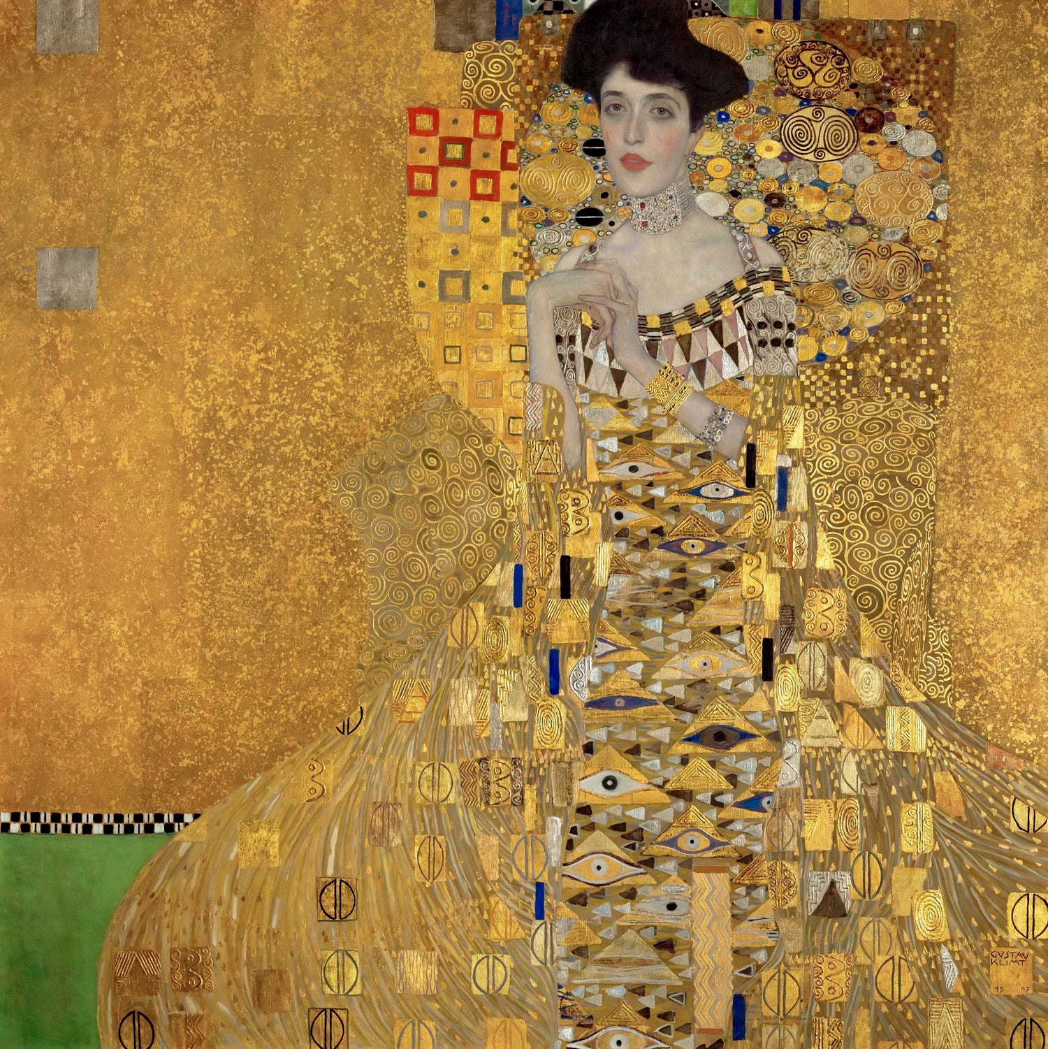 Portrait of Adele Bloch-Bauer I (1907) by Gustav Klimt