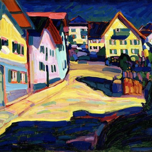 Murnau, Burggrabenstrasse 1 (1908) by Wassily Kandinsky