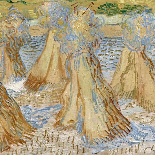 Sheaves of Wheat (1890) by Vincent van Gogh