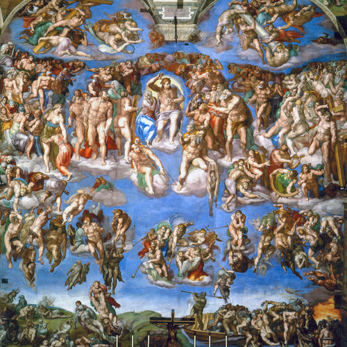 The Last Judgment (1536-1541) by Michelangelo Buonarroti