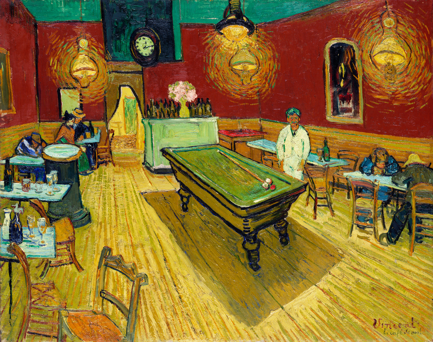 Le café de nuit (The Night Café) (1888) by Vincent van Gogh