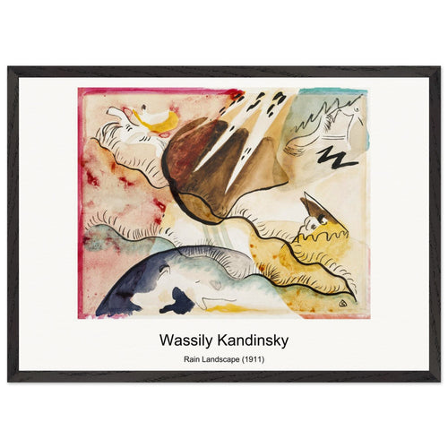 Klänge (1913) by Wassily Kandinsky. Archival Print on Museum Quality Matte Paper. Premium Wood Framed Wall Art. Original Aspect Ratio