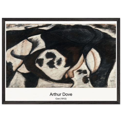 Cow (1912) by Arthur Dove. Archival Print on Museum Quality Matte Paper. Premium Wood Framed Wall Art. Optimised Aspect Ratio.