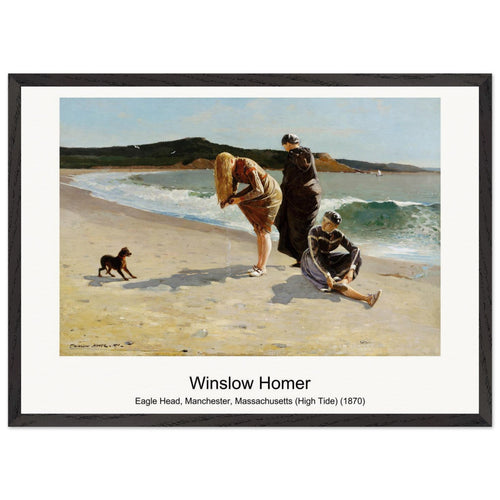 Breezing Up, A Fair Wind (1873-1876) by Winslow Homer. Archival Print on Museum Quality Matte Paper. Premium Wood Framed Wall Art. Original Aspect Ratio