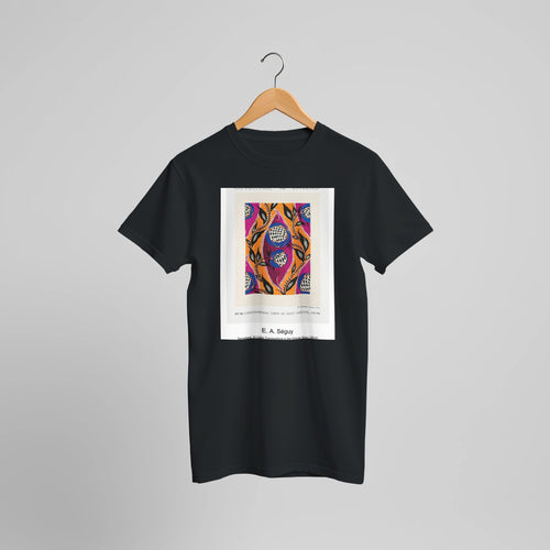 The Queen-Plant from The Temple of Flora (1804) by Robert John Thornton. Custom Print on a 100% Airlume Combed and Ring-Spun Cotton Unisex Crewneck T-shirt Optimised Aspect Ratio.