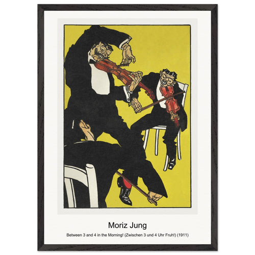 The Dialectician (Der Diaektforscher) (1911) by Moriz Jung. Archival Print on Museum Quality Matte Paper. Premium Wood Framed Wall Art. Optimised Aspect Ratio.