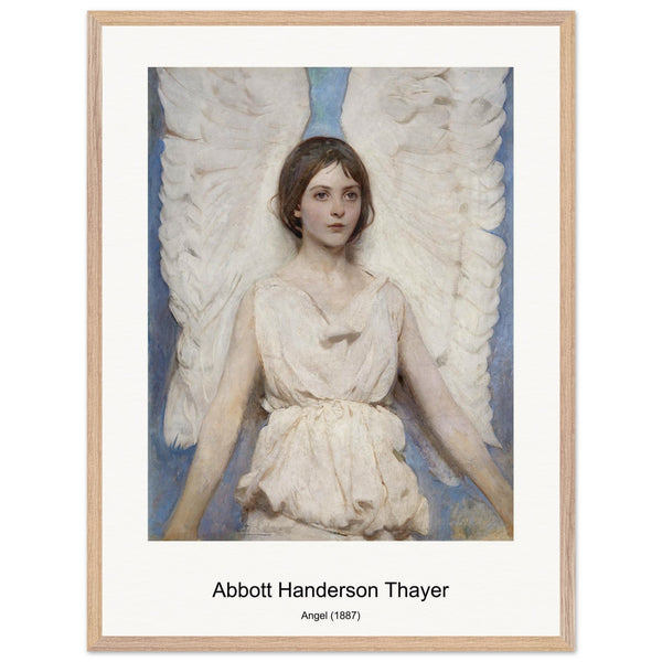 Angel (1887) by Abbott Handerson Thayer. Archival Print on Museum Quality Matte Paper. Premium Wood Framed Wall Art. Original Aspect Ratio