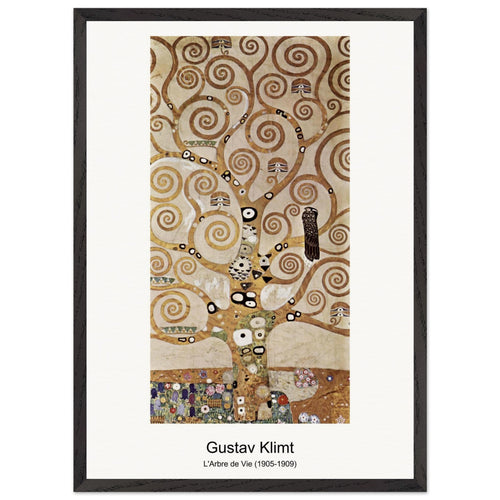 L'Arbre de Vie (1905-1909) by Gustav Klimt. Archival Print on Museum Quality Matte Paper. Premium Wood Framed Wall Art. Original Aspect Ratio