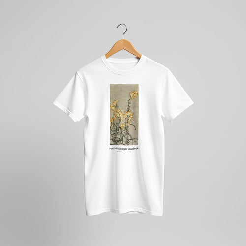 Butter and Eggs (1915) by Hannah Borger Overbeck. Custom Print on a 100% Airlume Combed and Ring-Spun Cotton Unisex Crewneck T-shirt Original Aspect Ratio