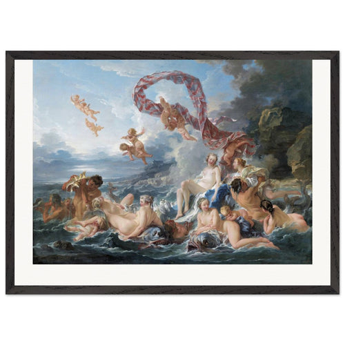 The Triumph of Venus (1740) by François Boucher. Archival Print on Museum Quality Matte Paper. Premium Wood Framed Wall Art. Original Aspect Ratio
