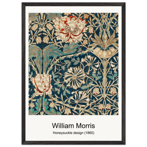Chrysanthemum pattern (1877) by William Morris. Archival Print on Museum Quality Matte Paper. Premium Wood Framed Wall Art. Original Aspect Ratio