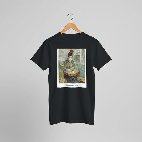 Inu no Koku (1806) by Utamaro Kitagawa. Custom Print on a 100% Airlume Combed and Ring-Spun Cotton Unisex Crewneck T-shirt Optimised Aspect Ratio.