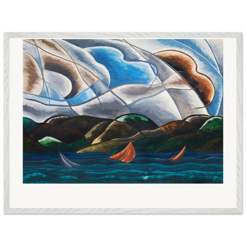Clouds and Water (1930) by Arthur Dove. Archival Print on Museum Quality Matte Paper. Premium Wood Framed Wall Art. Original Aspect Ratio
