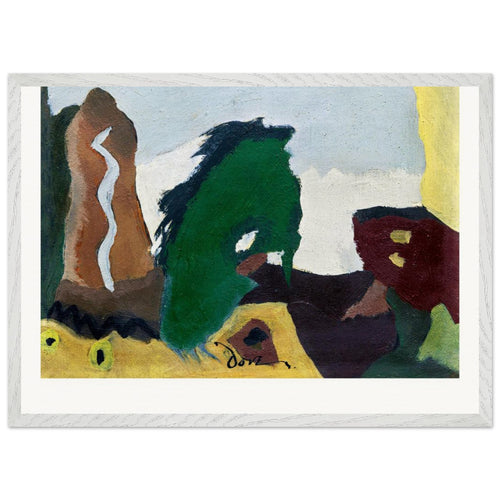 Foot of Lake (1938) by Arthur Dove. Archival Print on Museum Quality Matte Paper. Premium Wood Framed Wall Art. Original Aspect Ratio