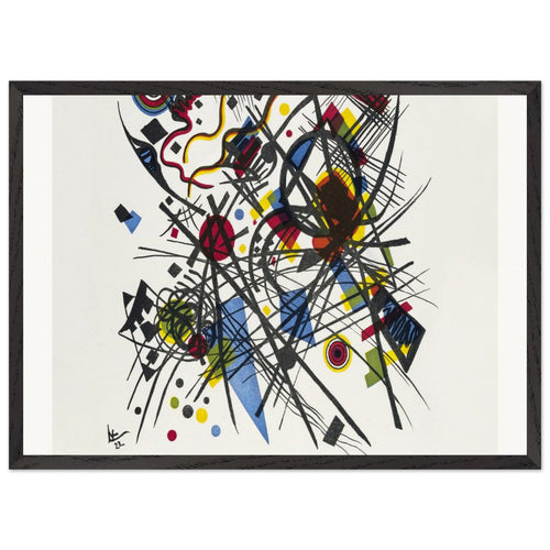 Landscape with Two Poplars (1912) by Wassily Kandinsky. Archival Print on Museum Quality Matte Paper. Premium Wood Framed Wall Art. Optimised Aspect Ratio.