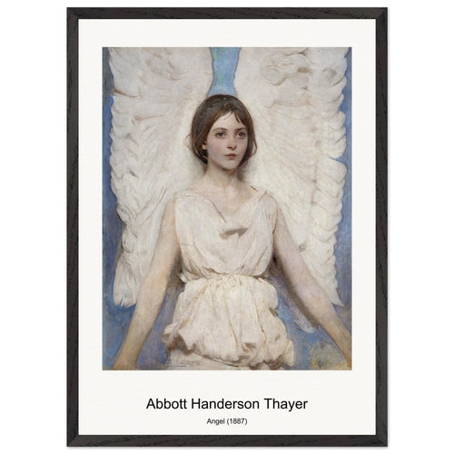 Angel (1887) by Abbott Handerson Thayer. Archival Print on Museum Quality Matte Paper. Premium Wood Framed Wall Art. Original Aspect Ratio