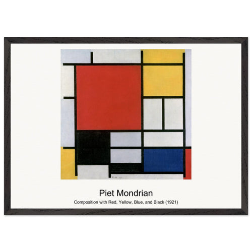 The Flowering Apple Tree (1912) by Piet Mondrian. Archival Print on Museum Quality Matte Paper. Premium Wood Framed Wall Art. Original Aspect Ratio