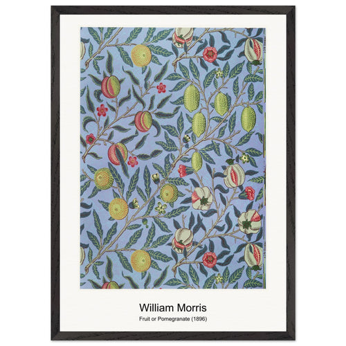 Flower Garden (1860) by William Morris. Archival Print on Museum Quality Matte Paper. Premium Wood Framed Wall Art. Optimised Aspect Ratio.