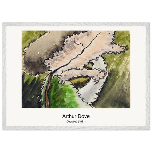 Dogwood (1931) by Arthur Dove. Archival Print on Museum Quality Matte Paper. Premium Wood Framed Wall Art. Original Aspect Ratio