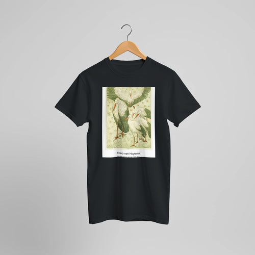 Apenkop (1878-1890) by Theo van Hoytema. Custom Print on a 100% Airlume Combed and Ring-Spun Cotton Unisex Crewneck T-shirt Optimised Aspect Ratio.