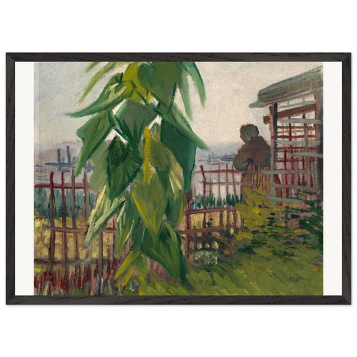 Bank of the Oise at Auvers (1890) by Vincent van Gogh. Archival Print on Museum Quality Matte Paper. Premium Wood Framed Wall Art. Original Aspect Ratio