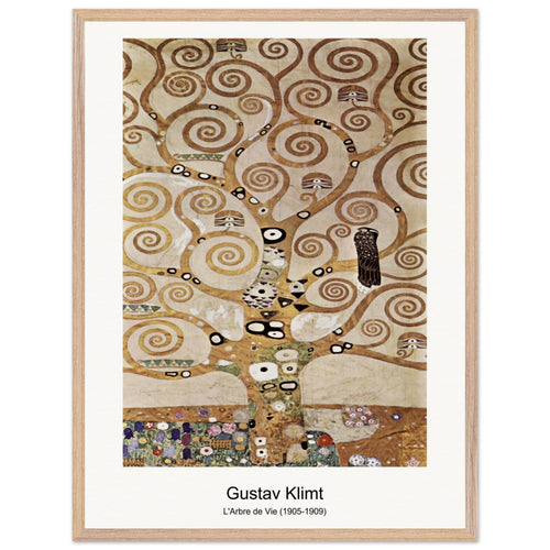 L'Arbre de Vie (1905-1909) by Gustav Klimt. Archival Print on Museum Quality Matte Paper. Premium Wood Framed Wall Art. Optimised Aspect Ratio.