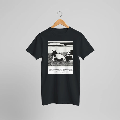 Dromedary (Dromedaris) (1912) by Samuel Jessurun de Mesquita. Custom Print on a 100% Airlume Combed and Ring-Spun Cotton Unisex Crewneck T-shirt Optimised Aspect Ratio.