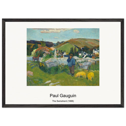 Tahitian Women on the Beach (1891) by Paul Gauguin. Archival Print on Museum Quality Matte Paper. Premium Wood Framed Wall Art. Original Aspect Ratio