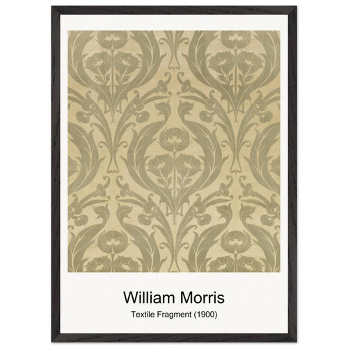 St. James pattern (1881) by William Morris. Archival Print on Museum Quality Matte Paper. Premium Wood Framed Wall Art. Original Aspect Ratio