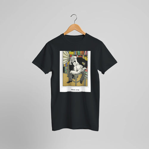 Naturally Gifted Singer (Natursänger! ) (1911) by Moriz Jung. Custom Print on a 100% Airlume Combed and Ring-Spun Cotton Unisex Crewneck T-shirt Optimised Aspect Ratio.