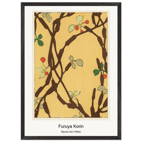 Bijyutsu Kai (1900s) by Furuya Korin. Archival Print on Museum Quality Matte Paper. Premium Wood Framed Wall Art. Optimised Aspect Ratio.