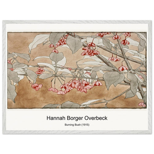 Burning Bush (1915) by Hannah Borger Overbeck. Archival Print on Museum Quality Matte Paper. Premium Wood Framed Wall Art. Optimised Aspect Ratio.