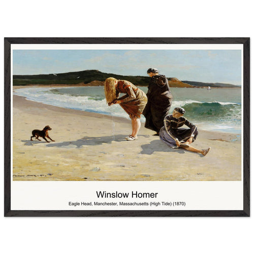 Breezing Up, A Fair Wind (1873-1876) by Winslow Homer. Archival Print on Museum Quality Matte Paper. Premium Wood Framed Wall Art. Optimised Aspect Ratio.