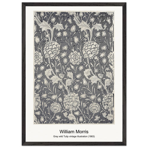 Fruit pattern (1862) by William Morris. Archival Print on Museum Quality Matte Paper. Premium Wood Framed Wall Art. Optimised Aspect Ratio.