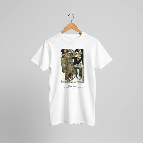 Churui Gafu (1910) by Morimoto Toko. Custom Print on a 100% Airlume Combed and Ring-Spun Cotton Unisex Crewneck T-shirt Original Aspect Ratio